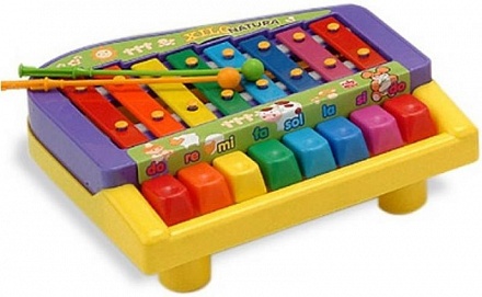 Музыкальная игрушка Ксилофон-пианино, в коробке 